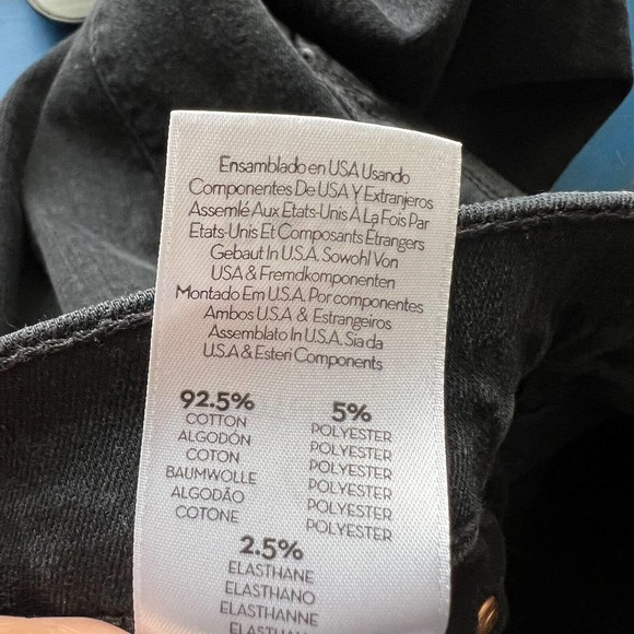 Mother Zip Stunner Ankle Step Fray in Not Guilty Stretch Skinny Jeans Size 26 M9 - Picture 5 of 6